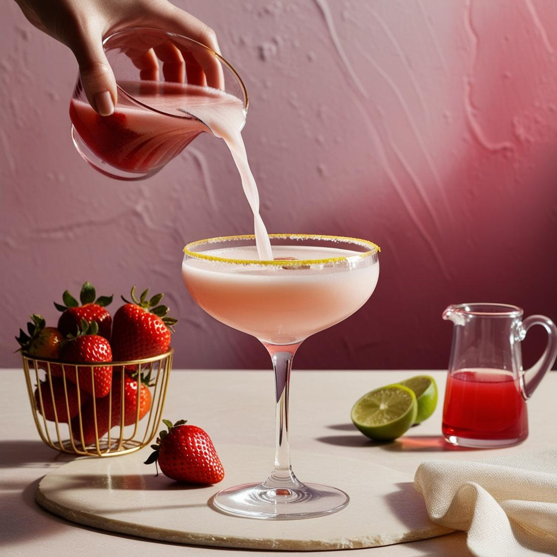 Strawberry Cream Daiquiri