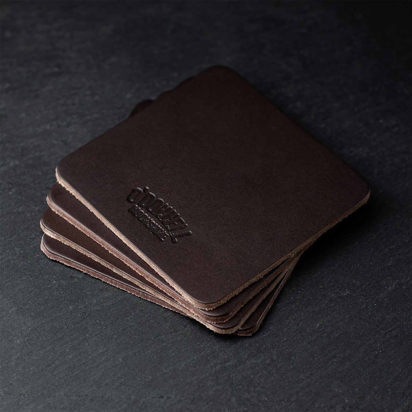 Leder-Coaster Set (4 Stück)