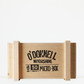 O'Donnell Moonshine 50er Micro Shot-Box auf einen Weißem Hintergrund.