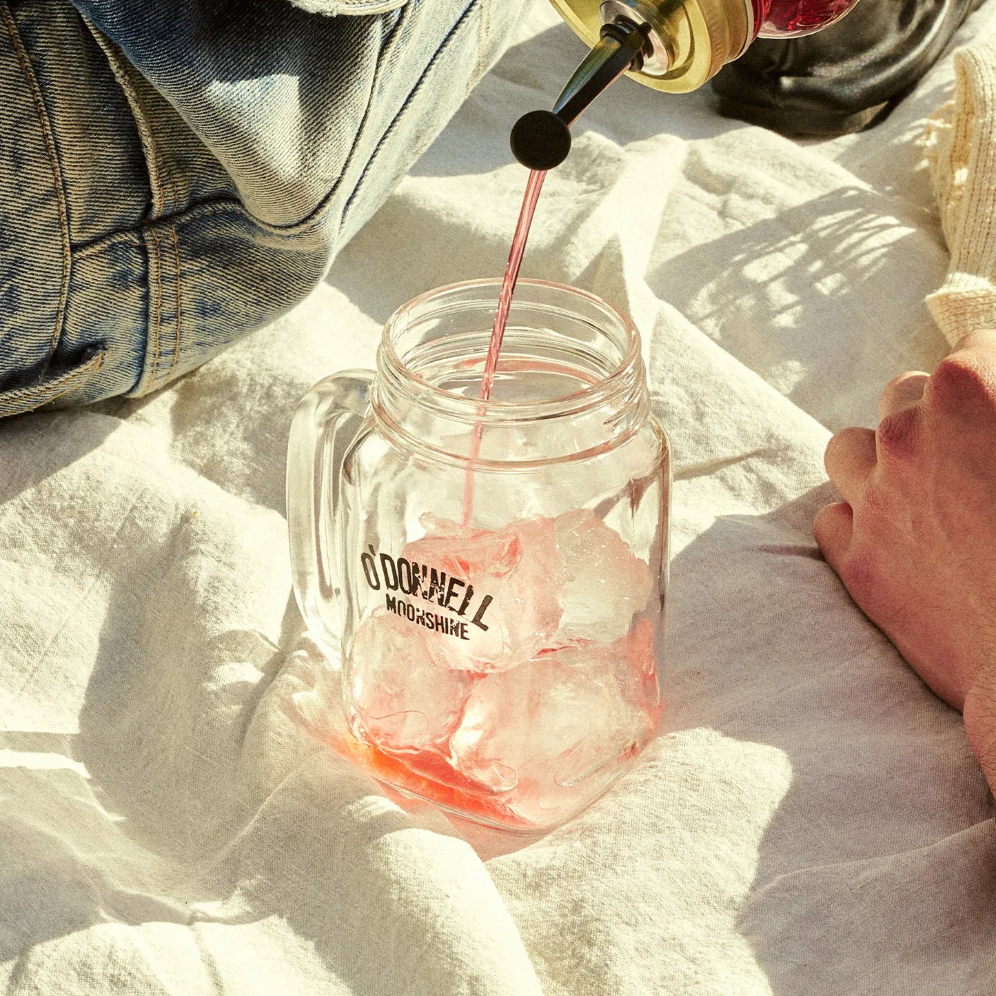2er Moonshine Henkelglas